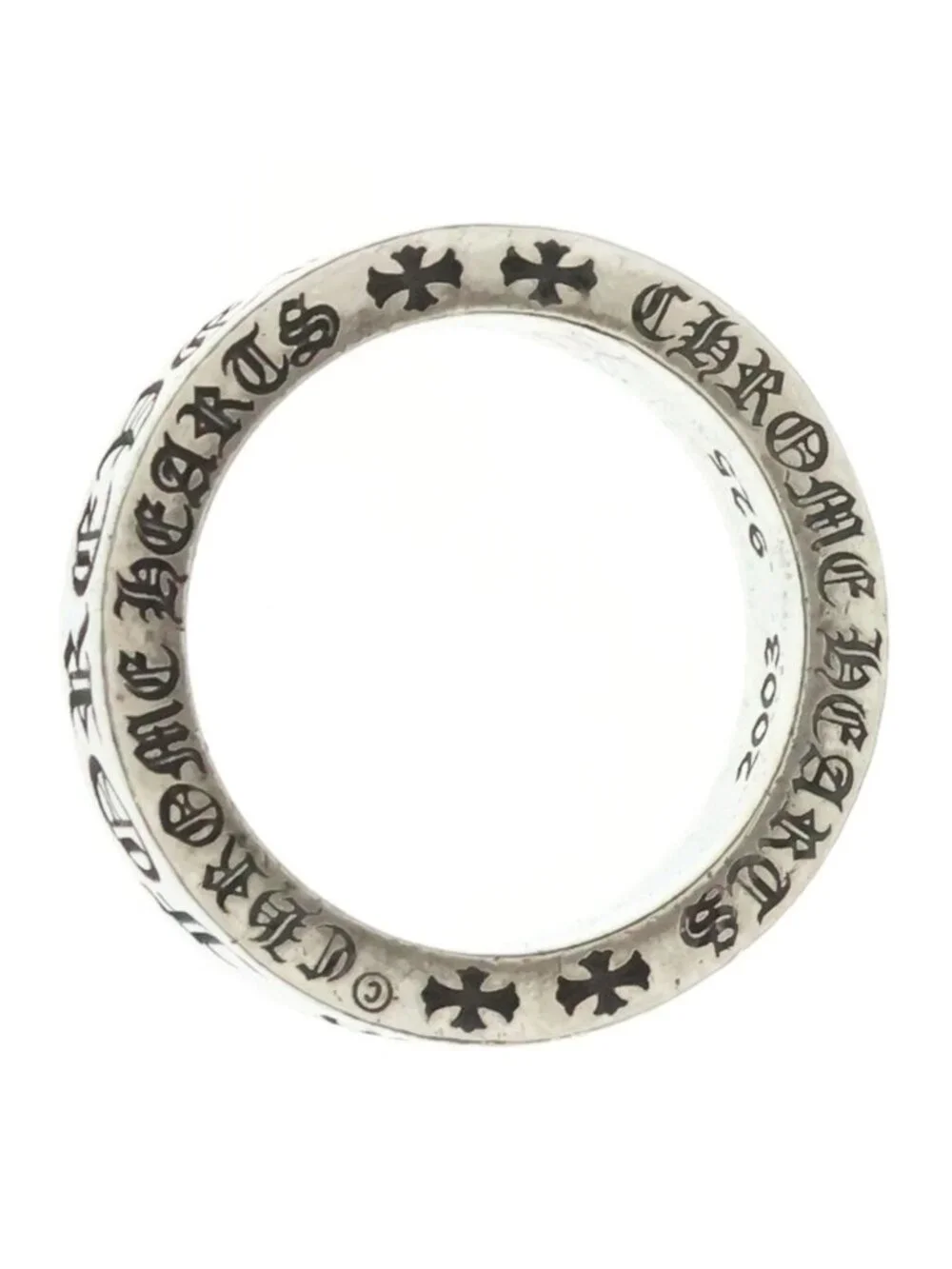 Chrome Hearts Spacer Forever Ring Silver